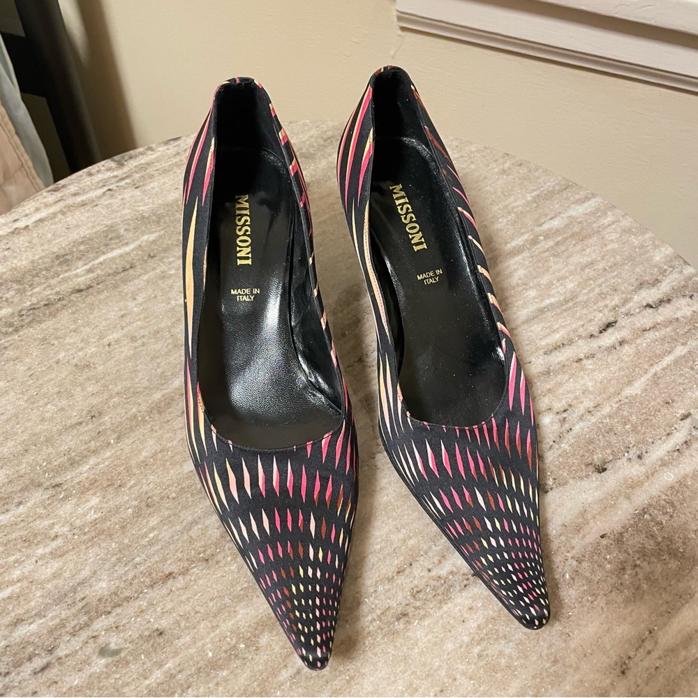 Missoni Kitten Heel Pumps